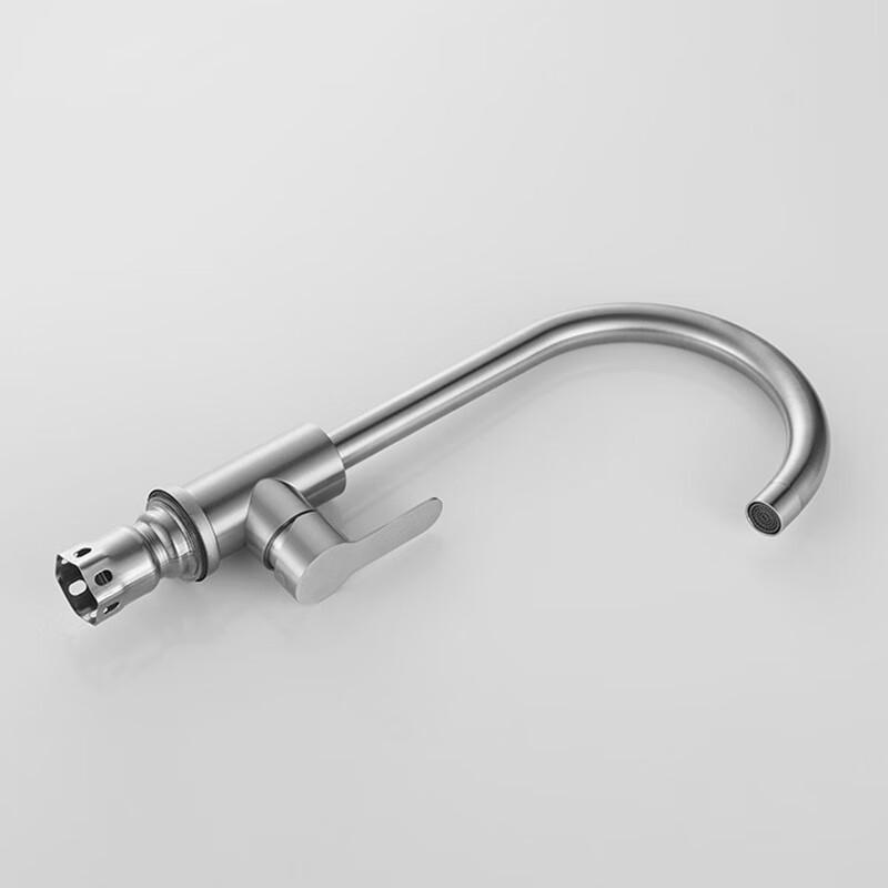 VEMUSE 304 Stainless Steel Single Cold Water Kitchen Faucet