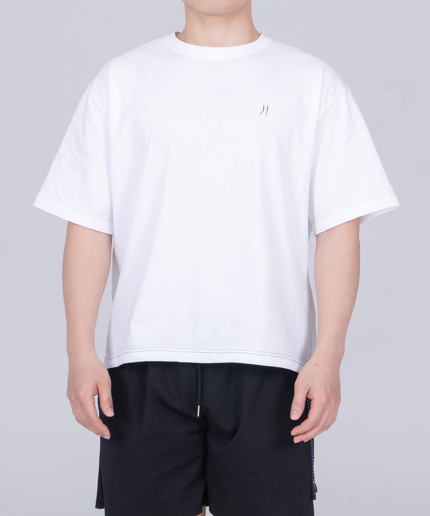 ODD DOT String Crop T-Shirt M_Black