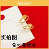 Fashionable Heartshaped Yellow Sugar Ring With Stunning Sparkle For Modern Women