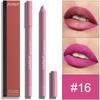 DUNUF 24-Color Waterproof Long-lasting Foam Lip Liner Set