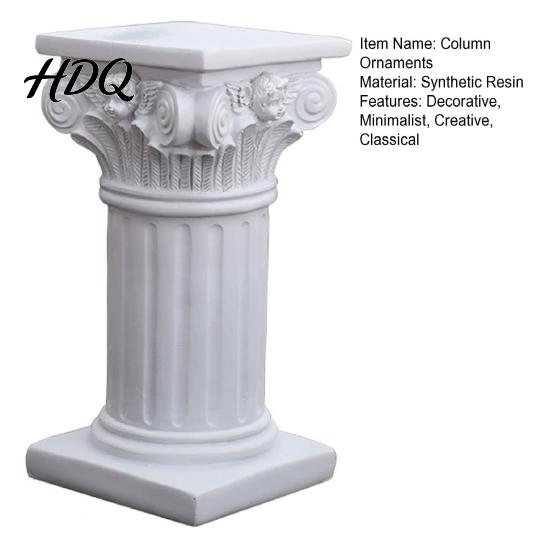 Retro Art Desktop Decor Roman Column Ornaments Resin Greek Architectural Sculptures Classic