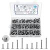 450pcs 410 Stainless Steel Self Tapping Screws Hex Head Stainless Steel Screws  Metal Application