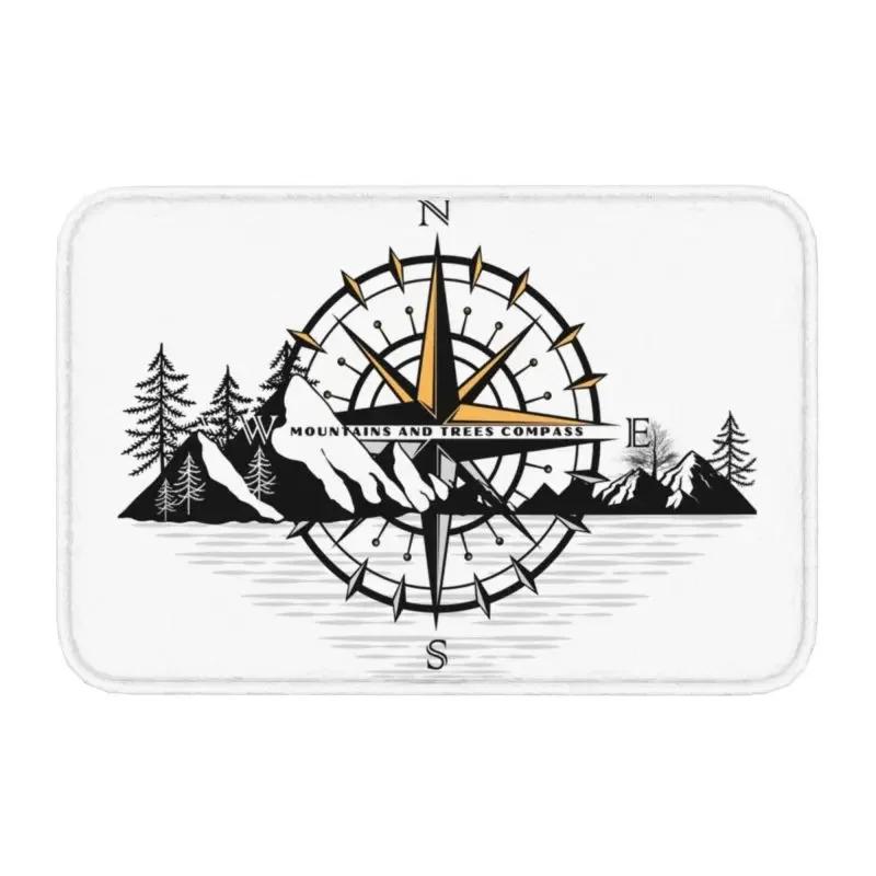 Welcome Aboard Nautical Boat Front Door Mat Anti-Slip Outdoor Absorbent Doormat Living Room Entrance Rug Carpet