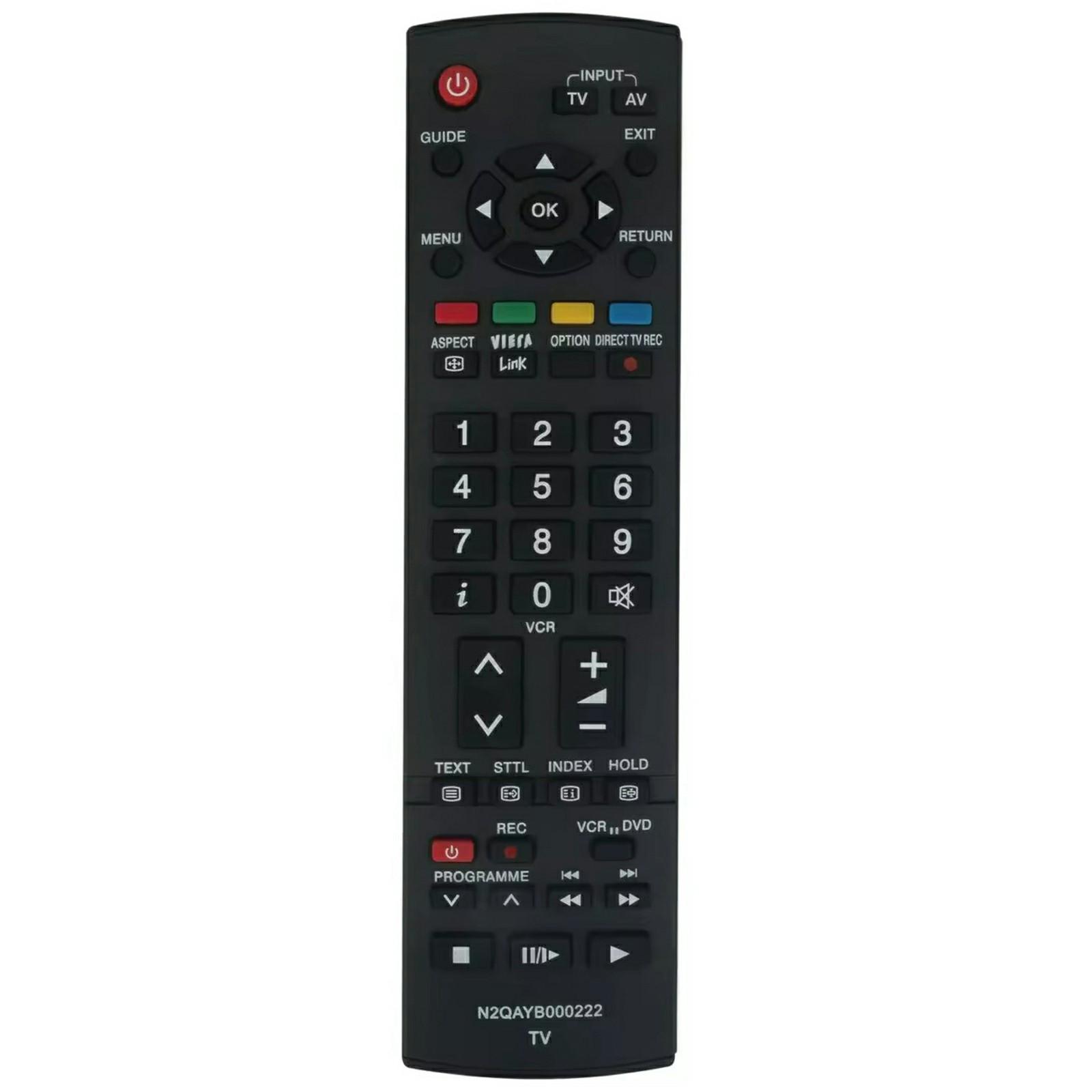 

N2QAYB000222 For Panasonic TV Remote Control Replacement Universal 10m Range Wireless Controller A