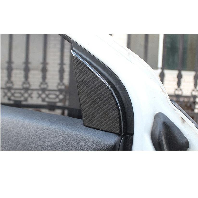 For Honda HR-V Vezel 2016-2022 Carbon Fiber A Pillar Front Triangle Cover Trim