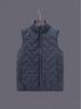 Men's Lambswool Cotton Quilted Vest – Warm, Thickened Outerwear for Autumn and Winter (Middle-aged and Elderly)