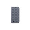 Karl Lagerfeld Booktype Saffiano Monogram - Etui Iphone 14 Pro (Srebrny)