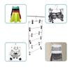 Multi-Functional Home Non-Slip Metal Pants Rack Creative Stainless Steel Seamless Hanger Simple Storage Skirt Rack