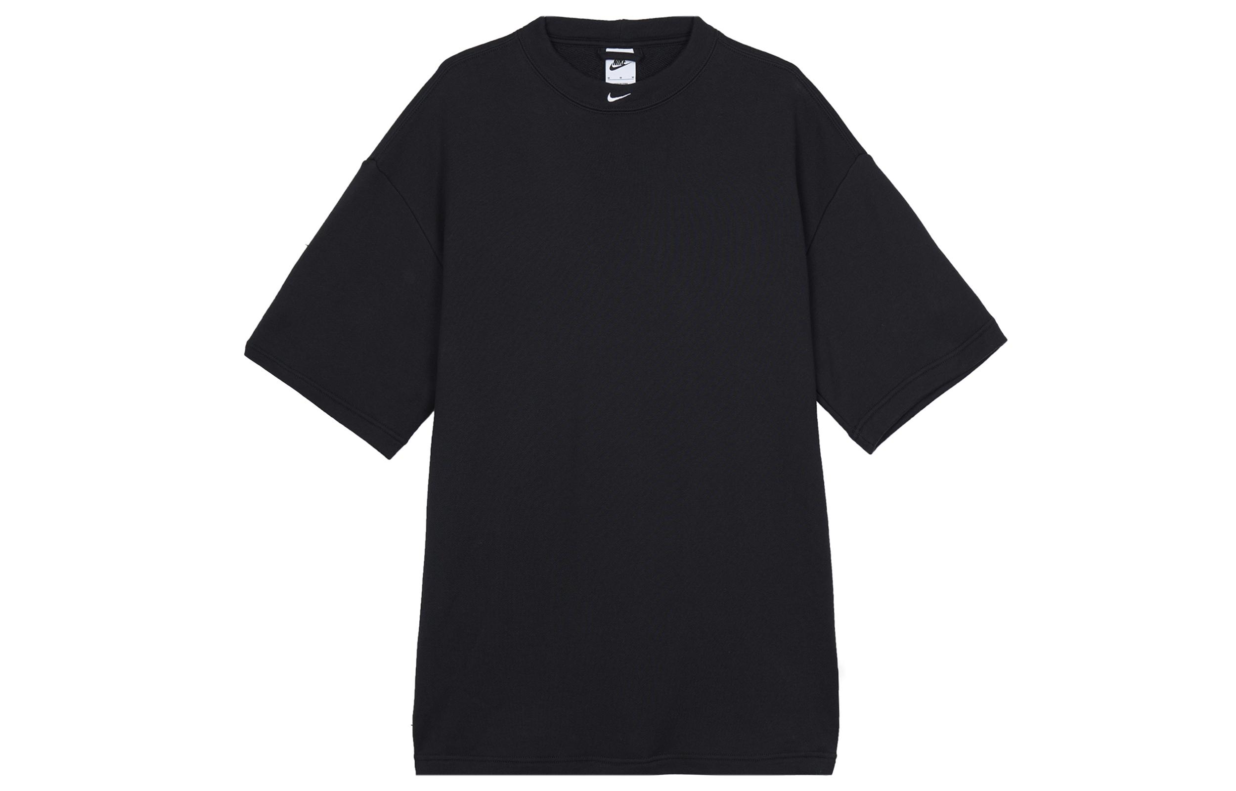 Nike Sportswear T Shirts Men s Black Crew Neck Moderate DX0188-010 L
