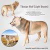 Wild Tibetan Wolf Children's Cognition Model - Large Gray Wolf Ornament
