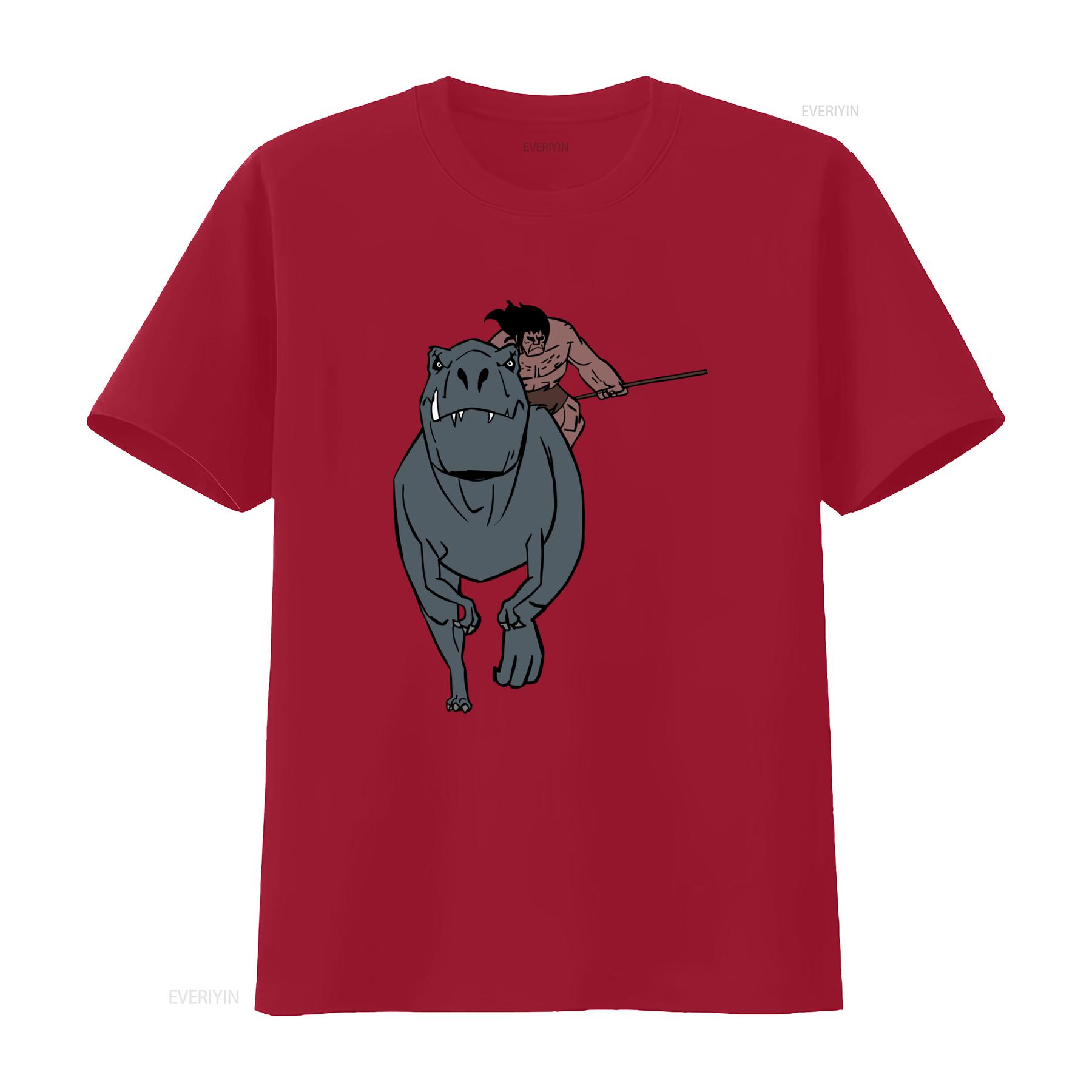 Genndy Tartakovsky Primal Spear Fang Tv Fan T Shirt Unique Cartoon Design for Men vintage Washed Unisex Comfortable Breathable S