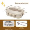 Microwave Safe 304 Stainless Steel Bento Box with Sealed Compartments for Freshness