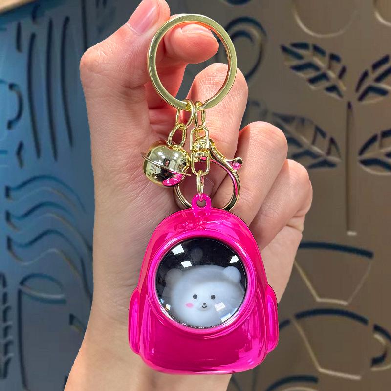 Glowing Astronaut Light-Up Starry Sky Backpack Keychain Pendant
