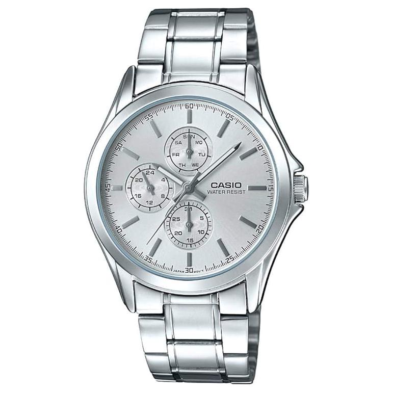 CASIO Men Standard Series Silver Watch MTP-V302D-7A MTP-V302D-7A Silver Dial