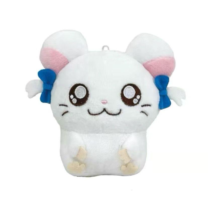 Cartoon Animation Hamtaro Bijou Plüsch Füllung Schlüsselanhänger Puppe Dekorative Rucksack Reißverschluss Hängendes Spielzeug Anhänger Paar Spielzeug Geschenke