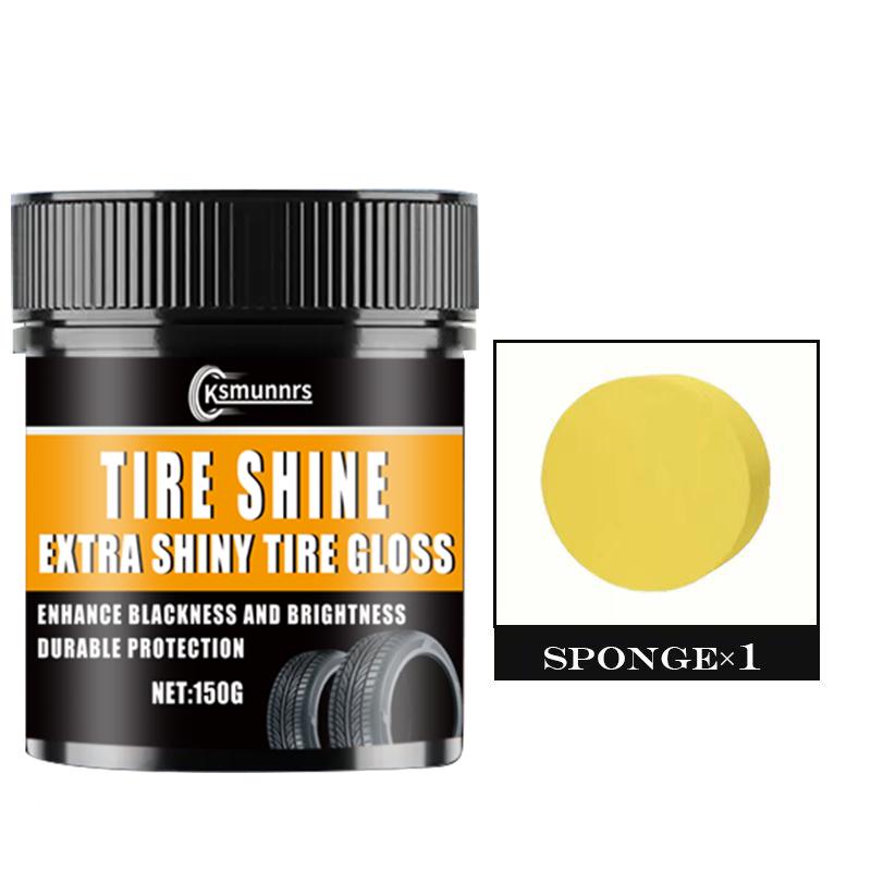 

150g Car Interior Polishing Paste, Car Interior Parts Refurbishment Care Kit, Black Tire Gloss Wax, Plastic/Leather Gloss Repair