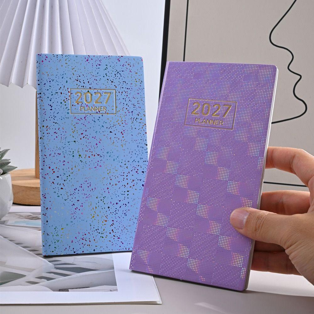 Portable 2027 Planner Multicolor Weekly Planner Portable Agenda Notebook Daily Scheduling