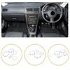 LX0E Gauge Rings Trim for MKIV Bezel Trim Automotive Interior Accessories