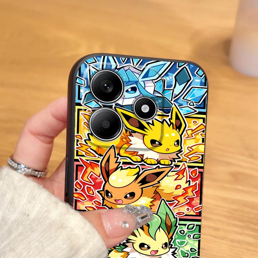 Cartoon Hot Pokemon Funda Phone Cover Case for Xiaomi Redmi Note 13 Pro Plus 10S 9S 11s 12s 7 8 14 11 10 9 12 Pro