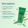 Jovees Herbal Neem Face Wash 120ml | Oil Control Cleanser For Acne Prone Skin | Gentle Daily Face Wash For Men And Women