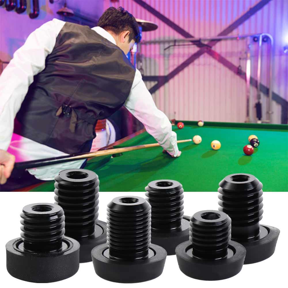 Stick Protector Case Cover Billiard Cue Bumper Billiard Back Plug Screw Billiard Cue Bottom Plug