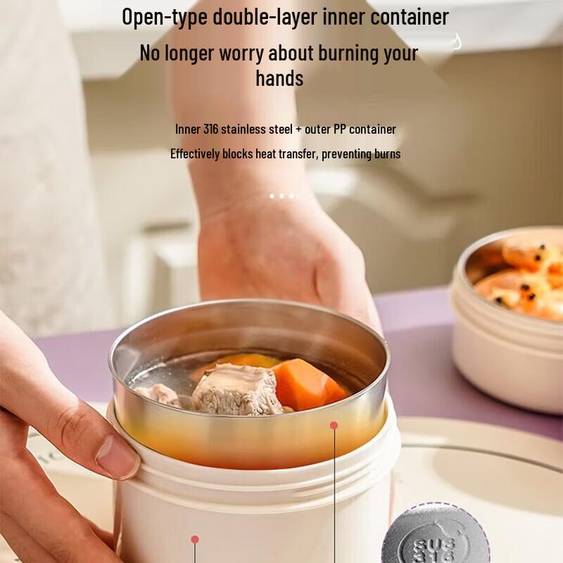 TAFUCO Sanrio Hello Kitty 2L 3-Layer Insulated Bento Box