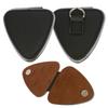 PU Leather Plectrum Holder Box Durability Magnetic Guitar Pick Box Multifunctional for Guitar Player