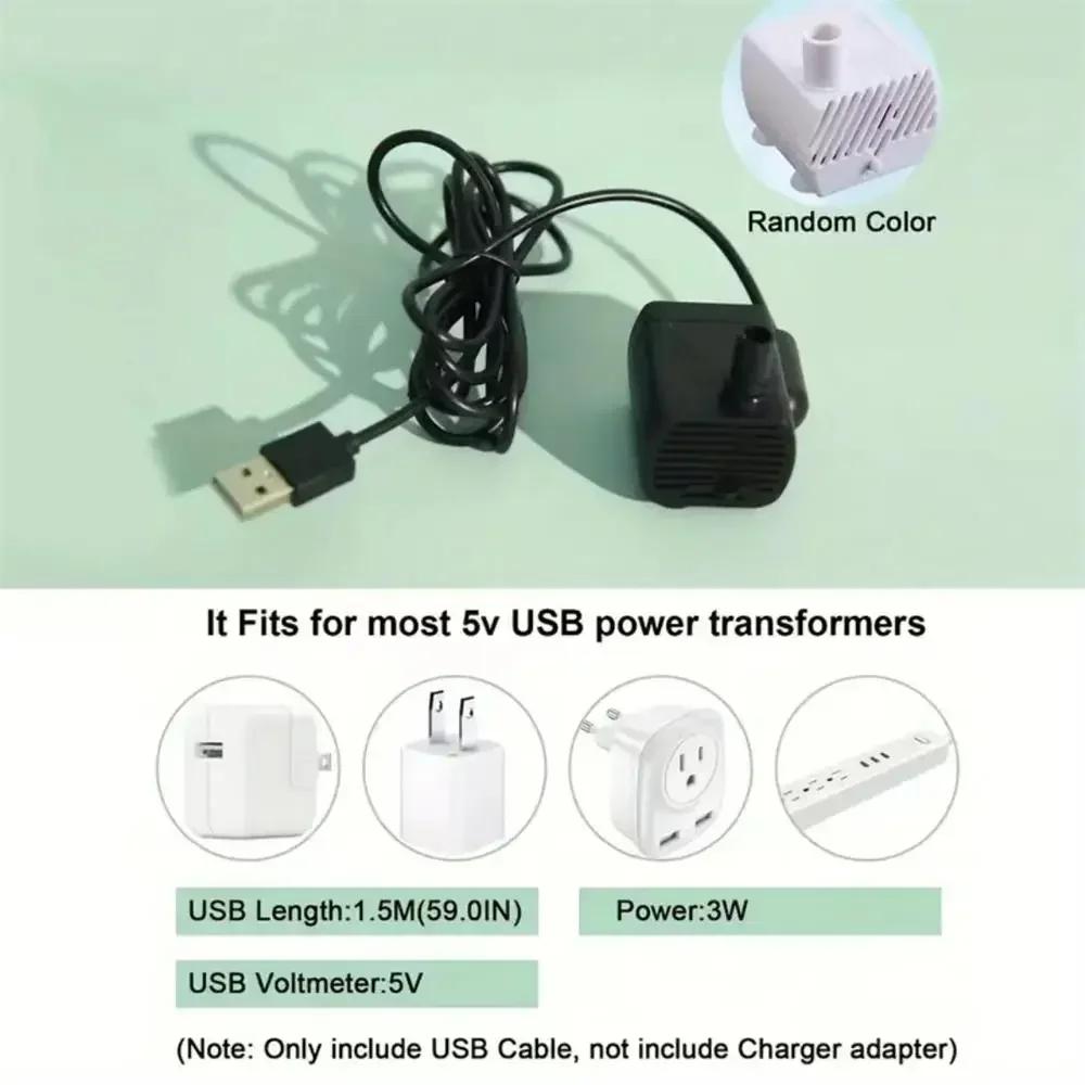 Crystal-Clear USB-Powered Cat Water Fountain with Auto-Circulation for Fresh Hydration