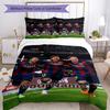 Messi 292 Personalizza il tuo nome Set Biancheria da Letto Copripiumino Traspirante con Federe Decorazione per la Casa Regalo di Compleanno