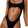 Women S Solid Color One Piece Swimsuit Sexy Beach Swimwear