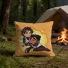 JJayvik Polyester Printed Pillow Cover Square 30 35 40 45 50 55 cm Soft for Sofa Bed Car Home Decor