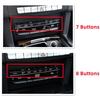 1 Set ABS Car Air Conditioner Control Switch Replace Trim For Benz E W212 15 16