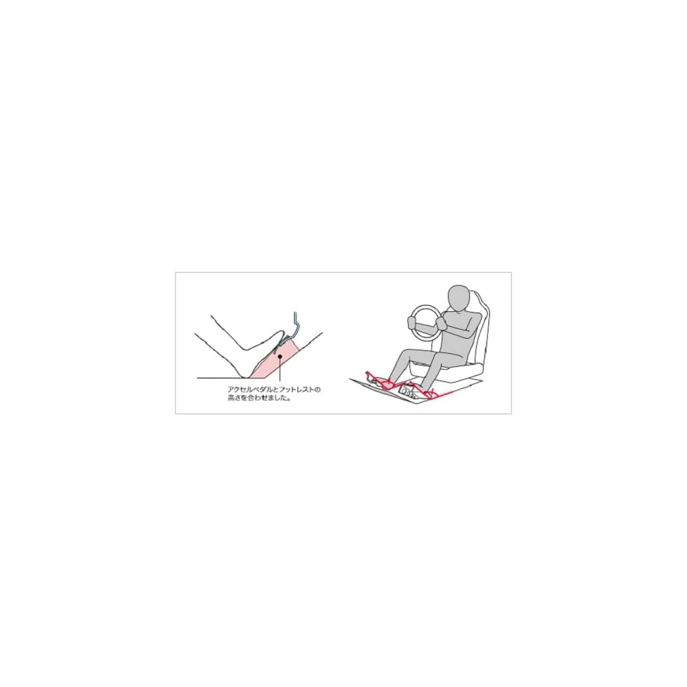 MONSTER SPORT Sport Footrest, Clear, for Suzuki Swift Sport [ZC32S] / Suzuki Swift [ZC/ZD72S] 842561-4850M