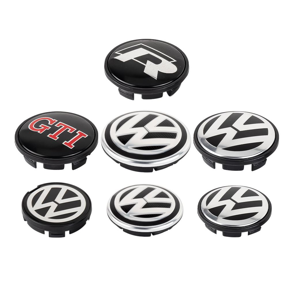 2025 Heta 56mm 65mm 66mm Bil Original Fälgkåpor Styling Hjulnavkåpor Täcker för Volkswagen VW R GTI Golf Polo Passat CC Tig