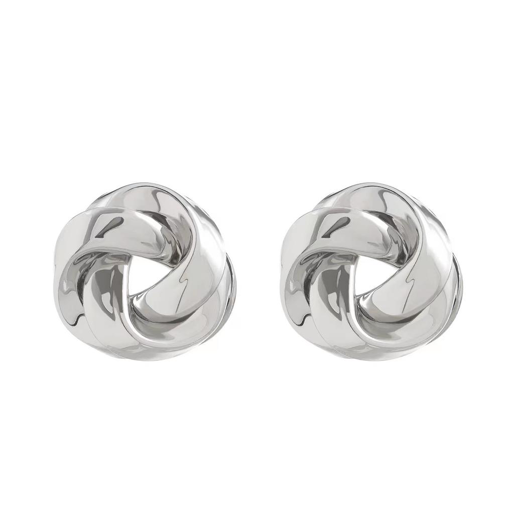 Mode Kreativ Vielseitig Verdreht Persönlichkeit Legierung Ohrstecker Damen Geometrisch Retro Hong Kong Stil Ohrringe Ohrringe Leichter Luxus