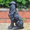 Resin Crafts Small Dog Statue Handmade Puppy Statue  Home Office Desk Decoration