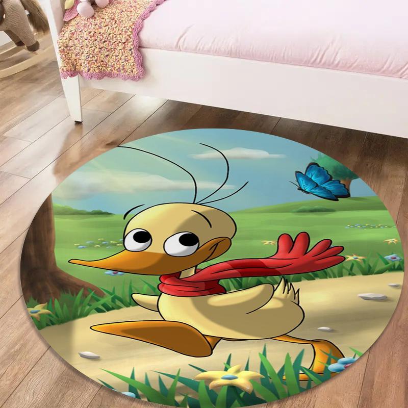 

Alfred J. Kwak Round Area Rug,Carpet Rug for Living Room Bedroom Sofa Playroom Decor,Non-slip Floor Mat25 100cmx100cm