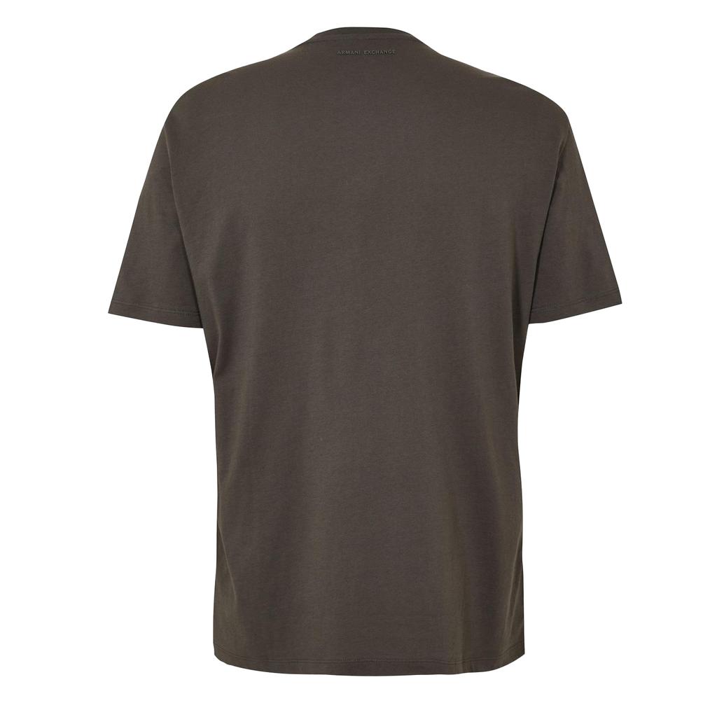 Armani Exchange Mens Geometric Cotton Regular T-Shirt