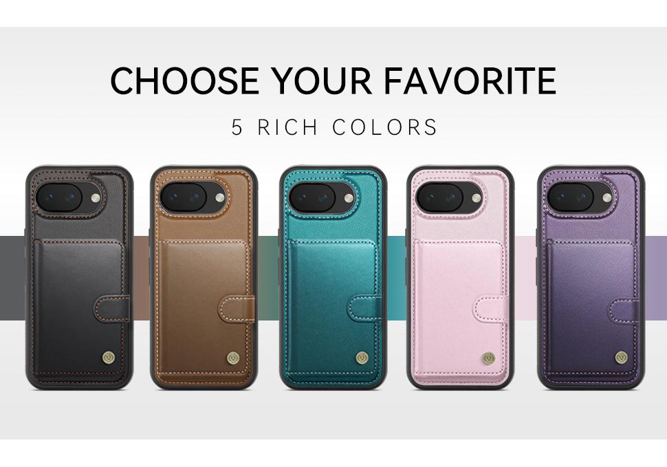 2 In 1 Detachable Business Magnetic Cards Solt Wallet Case For Google Pixel 10 Pro XL 9A 9 8 8A 7A Comfortable Grip Stand Cover