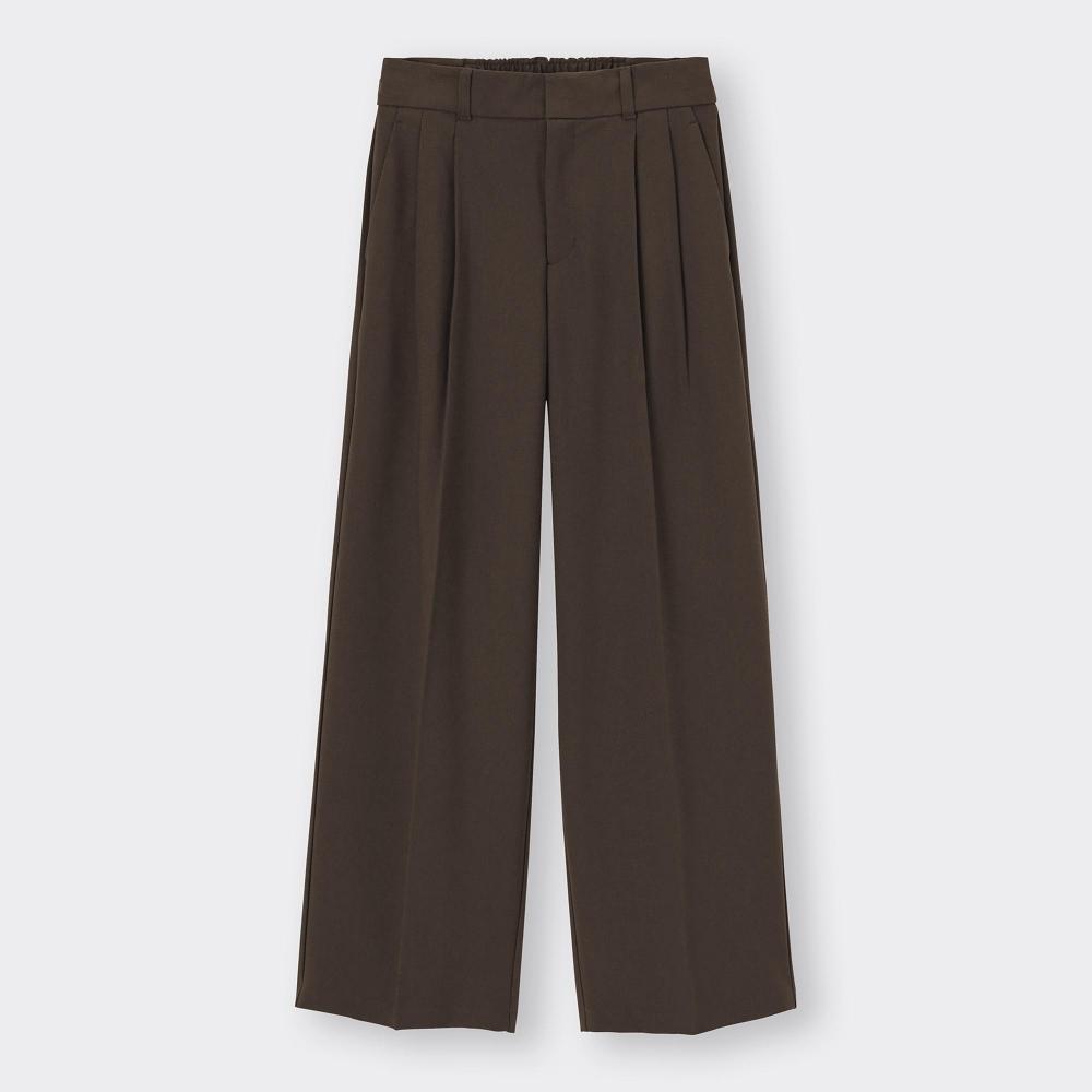 GU by Uniqlo Tuck Wide Pants  Standard Length 70.0 To 74.0 Cm 