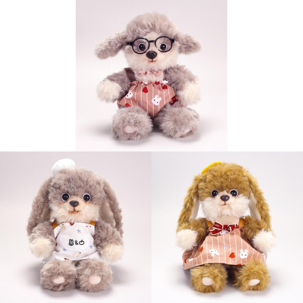 Classic Plush Animal Dog Toy With Soft Polyester Filling For Kids Sleep Aid