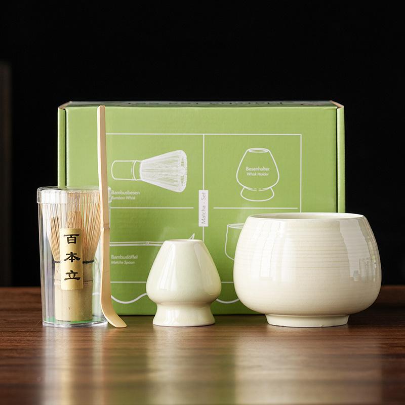 Japanese Matcha Blender Set Bamboo Whisk Teaspoon Brush Teaspoon Kiln Tea Tool Sets Indoor Drinking tea Brewing