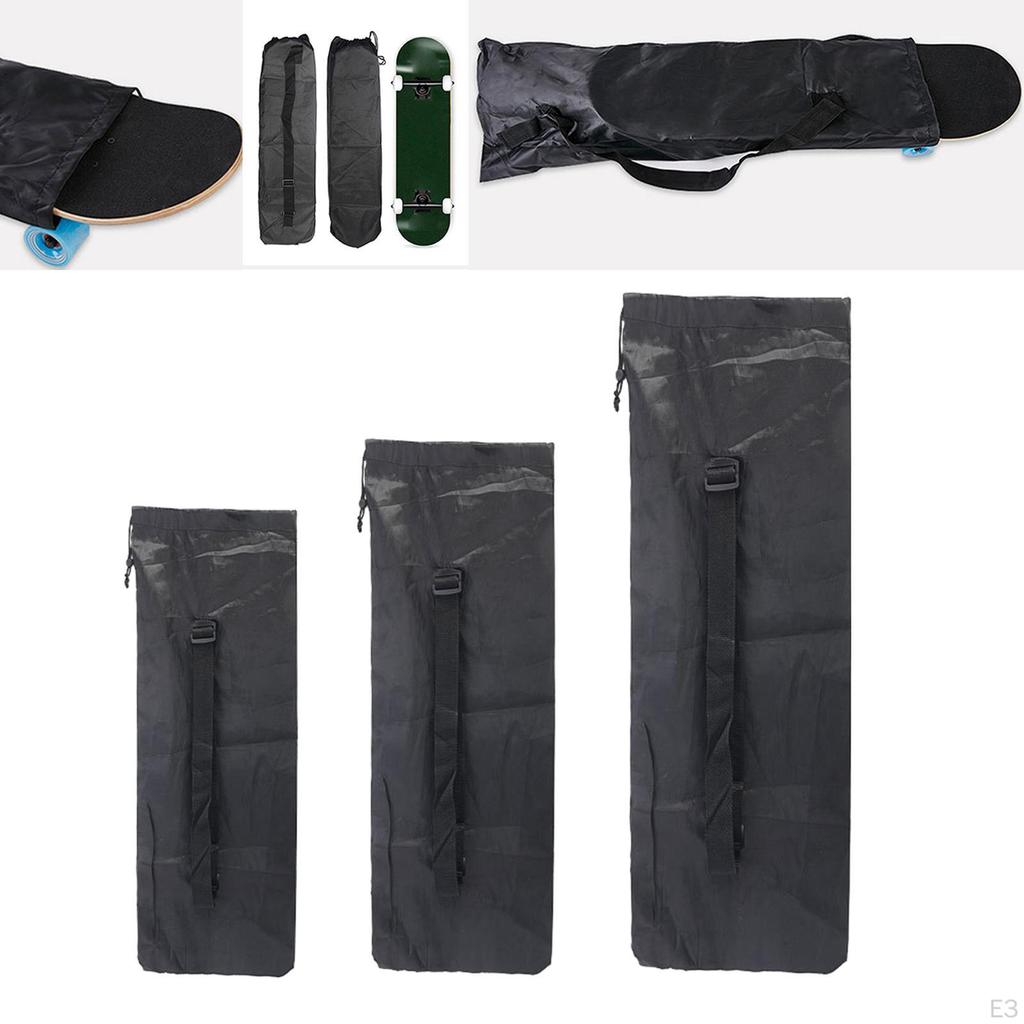 Outdoor Skateboardtasche Tragbar Rollschuh Skateboarden Verstellbare Träger Trage Seitentasche