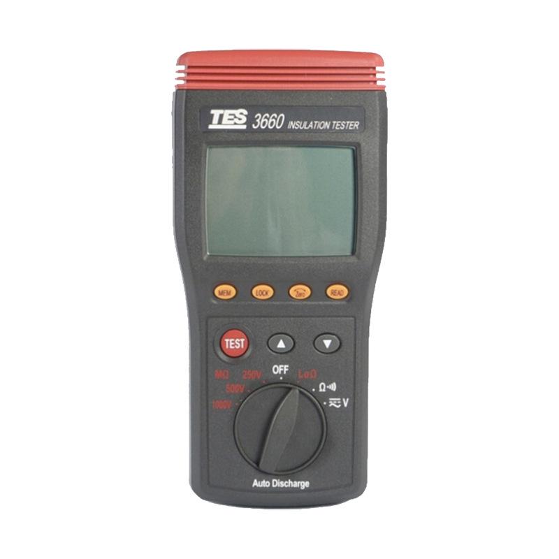 TES-3660 Auto-Ranging Insulation Resistance Tester