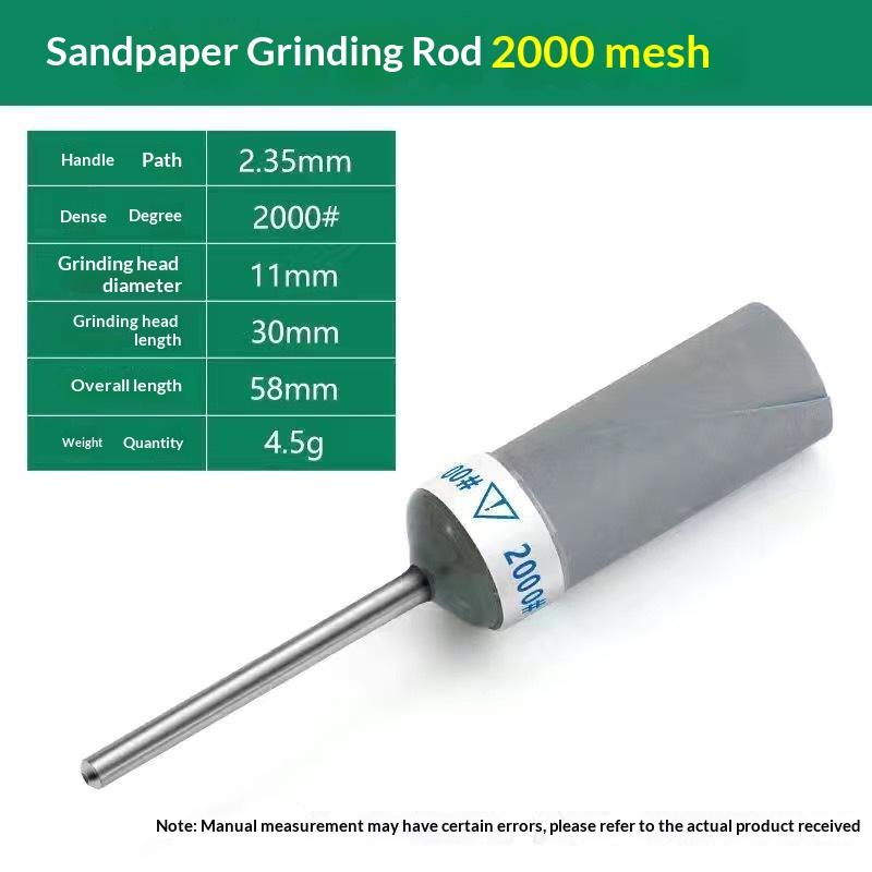 Wet Dry Sandpaper Grinding Sticks Assorted Grit Polishing Tools for Wood Carving Plastic Grinding Model Making Hobby Projects