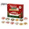 Christmas Countdown Surprise Gift Advent Calendar with Squeeze Toys, Cute Silicone Dumpling Figures, Toys Stress Relief Sensory Fidget for Kids