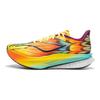 Li Ning Feidian 6 Challenger Amortecimento Antiderrapante Cano Baixo Casuais Tênis de Corrida Masculino Laranja Manga Neon ARMW003-38
