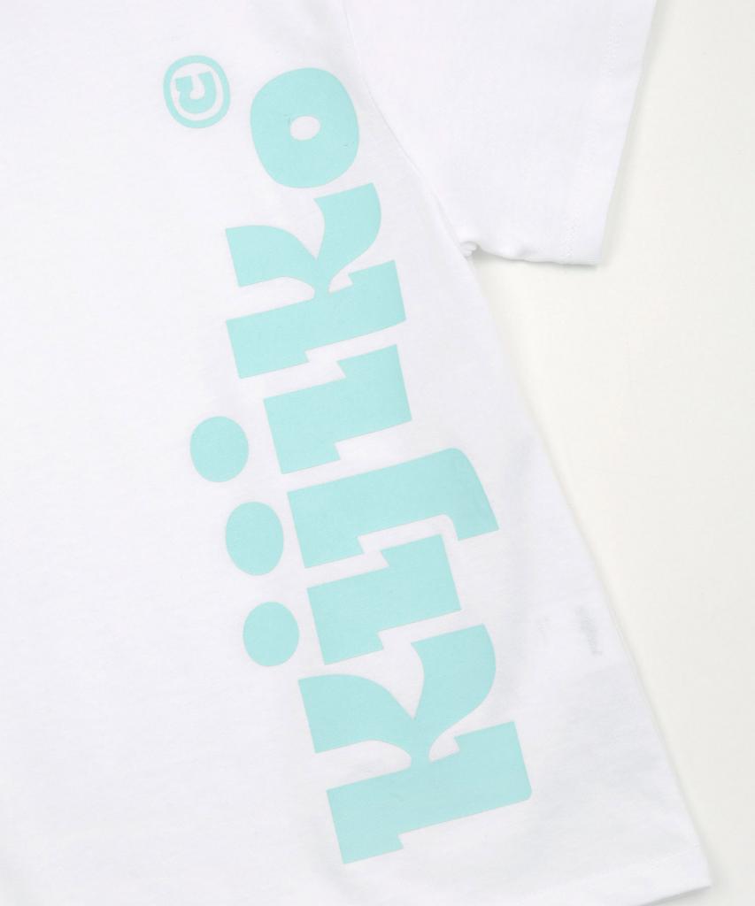 KIJIKO Ke406. Kijiko Big Logo Semi-Crop Tee White
