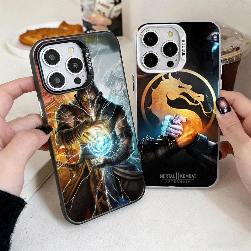 Mortal Kombat Game Soft Phone Case for iPhone 15 16 17 Pro Max 17Air 16E 14 Plus 13 12 Mini Shockproof Cover Back Shell