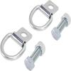 2PCS Heavy Duty Cargo Fixed Hook 14mm Hole Trailer Pull Ring Durable Trailer  Ring  For Trailers